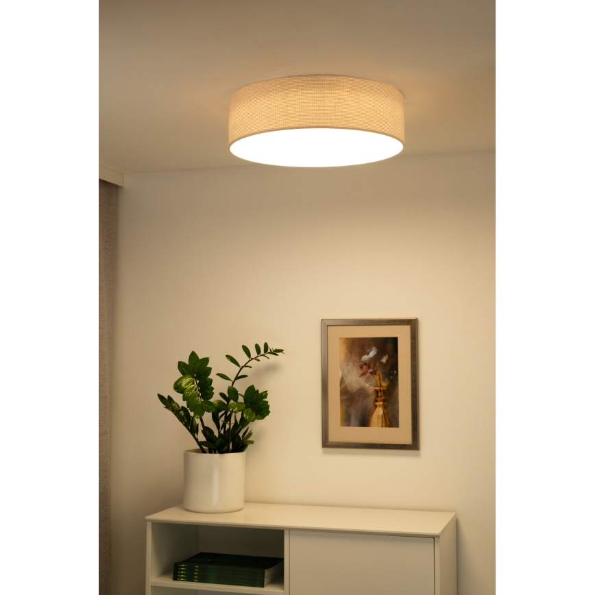 Duolla - LED Griestu lampa CORTINA LED/26W/230V d. 45 cm krēmkrāsa