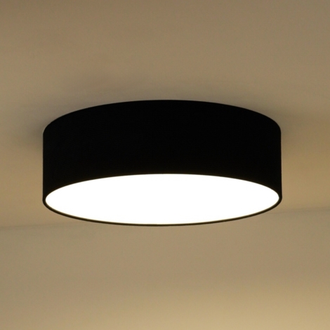 Duolla - LED Griestu lampa CORTINA LED/26W/230V d. 45 cm melna