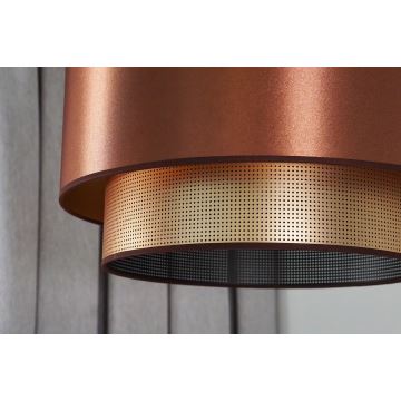 Duolla - Lustra ar auklu COPPER SHINY 1xE27/15W/230V varš