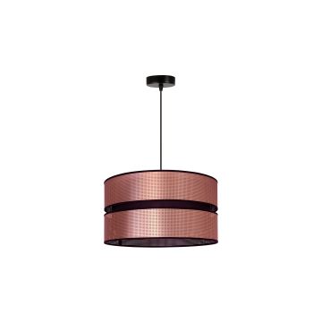 Duolla - Lustra ar auklu COPPER SHINY 1xE27/15W/230V varš/melna