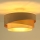 Duolla - Virsapmetuma lustra KOBO 1xE27/15W/230V d. 45 cm bēša/zelta/krēmkrāsa