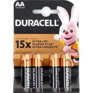 Duracell - 4 gab. Sārmaina baterija Basic LR06/AA 1,5V 2650 mAh