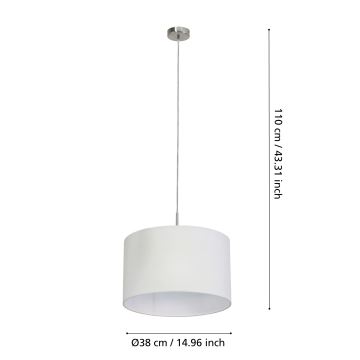 Eglo - Lustra ar auklu 1xE27/60W/230V