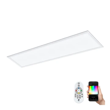 Eglo 32734 - LED RGBW Aptumšojama iegremdējama panel SALOBRENA-C LED/34W/230V balta + tālvadības pults