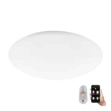 Eglo 33221 - LED RGBW Aptumšojama griestu lampa TOTARI LED/34W/230V + tālvadības pults