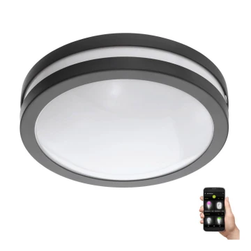 Eglo 33571 - LED Aptumšojama vannas istabas lampa LOCANA-C LED/14W/230V IP44 melna