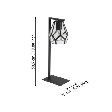 Eglo - Galda lampa 1xE27/40W/230V