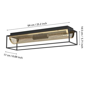 Eglo - Griestu lampa 2xE27/40W/230V