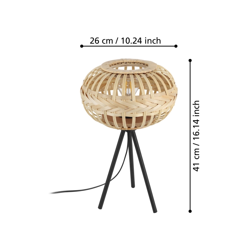 Eglo - Galda lampa 1xE27/40W/230V