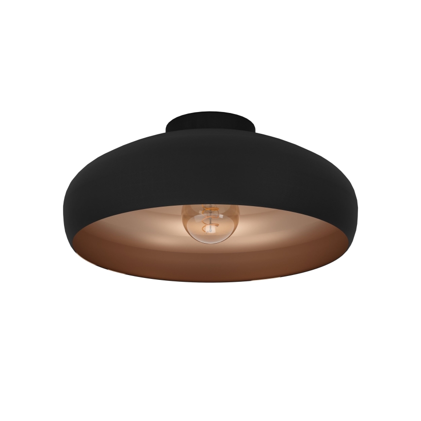 Eglo 55248 - Griestu lampa MOGANO 1xE27/60W/230V melna
