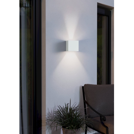 Eglo 74025 - LED Āra sienas lampa BARCAROLA LED/4,5W/230V IP44 balta