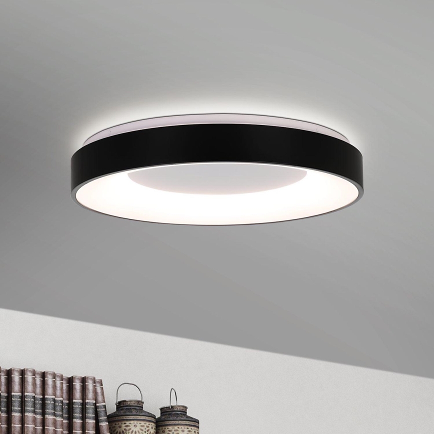 Eglo 75661 - LED Aptumšojama griestu lampa JUTIO 4xLED/8,1W/230V melna + tālvadības pults