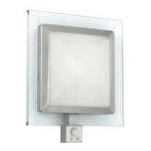 EGLO 88163 - Āra sienas gaismeklis ar sensoru PALI 1xE27/15W + 1xLED/1,28W IP44