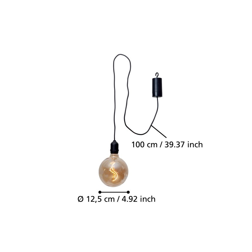 Eglo - LED Āra piekaramā lampa LED/0,06W/6V IP44 bēša