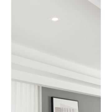 Eglo - Iegremdējama lampa 1xGU10/35W/230V balta