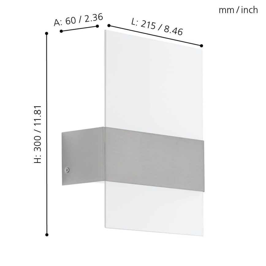 Eglo - LED āra apgaismojums 2xLED/2.5W/230V