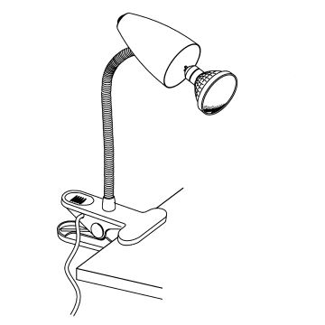 Eglo - LED lampa ar fiksatoru 1xGU10-LED/3W/230V