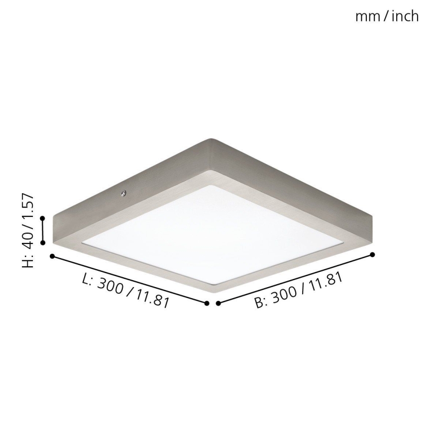 Eglo 94528 - LED griestu gaismeklis FUEVA 1 LED/22W/230V