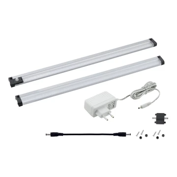 Eglo 94691 - KOMPLEKTS 2x LED Mēbeļu apgaismojums ar sensoru VENDRES 1xLED/3W/230V