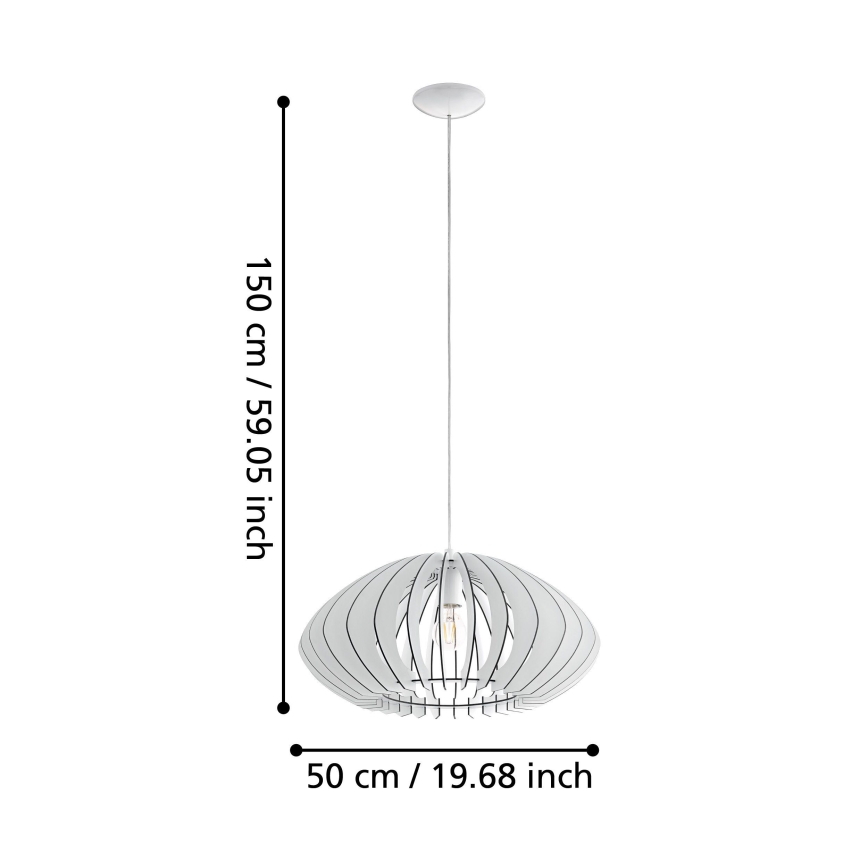 Eglo - Lustra 1xE27/60W/230V