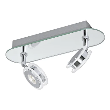 Eglo 95278 - Vannas istabas LED lampa AGUEDA 2xLED/3,3W/230V IP44