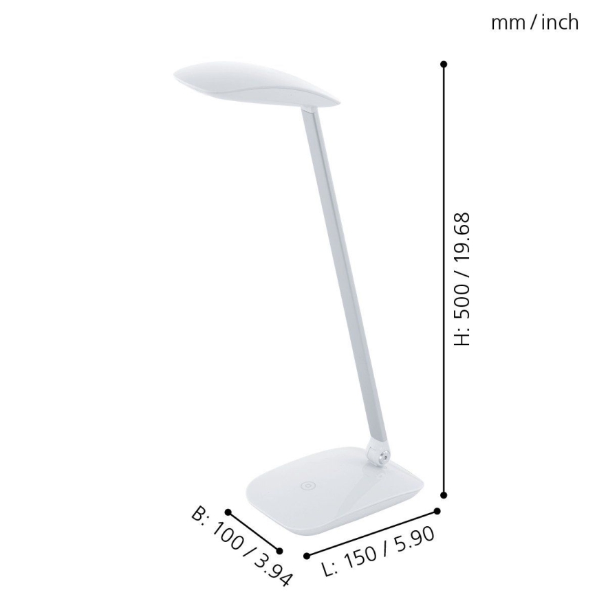 Eglo - LED galda lampa 1xLED/4.5W/12V/230V