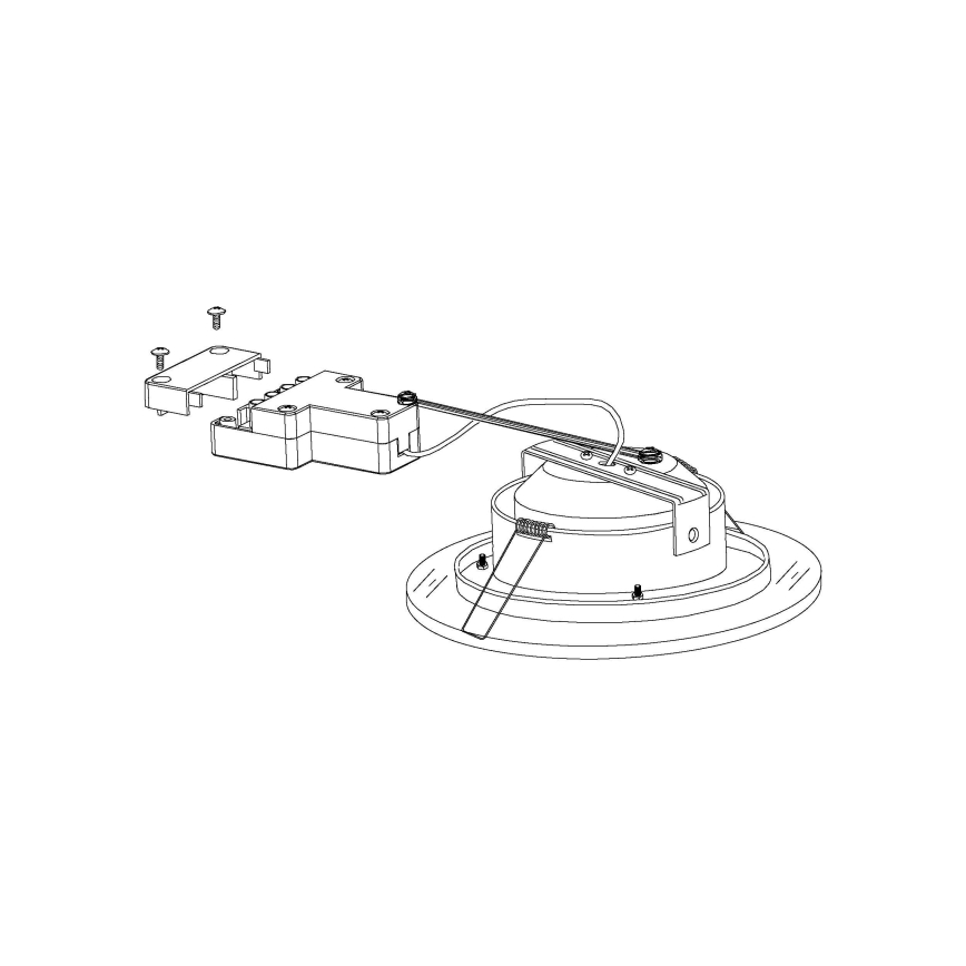 Eglo - LED iebūvējams griestu gaismeklis 1xLED/12W/230V