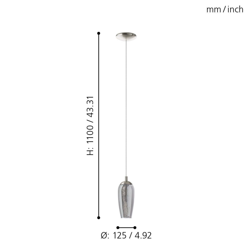 Eglo - LED lustra ar auklu 1xG9/2,5W/230V