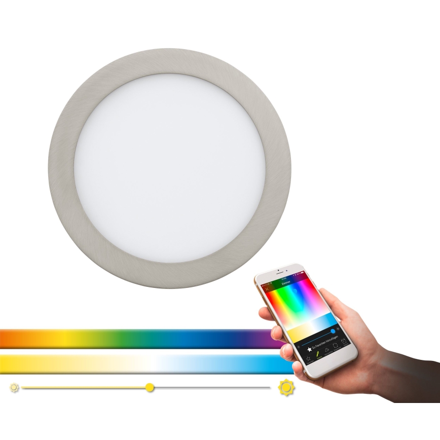 Eglo - LED RGB Aptumšojama iegremdējama lampa FUEVA-C LED/15,6W/230V