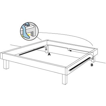 Eglo - KOMPLEKTS 2x LED josla ar kustību sensoru 2xLED/36x0.1W/230V 2,4m