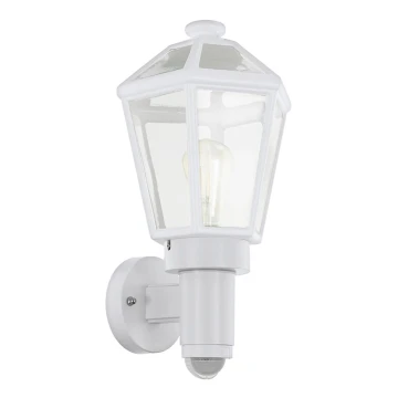 Eglo 97256 - Āra sienas lampa ar sensoru MONSELICE 1xE27/28W/230V IP44