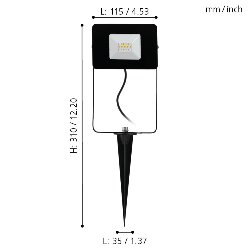 Eglo 97471 - LED Starmetis FAEDO 4 LED/10W/230V