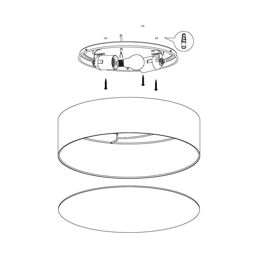 Eglo - Bērnu griestu lampa 2xE27/40W/230V