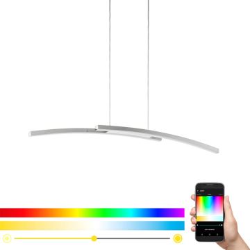 Eglo - LED RGB Aptumšojama lustra ar auklu FRAIOLI-C 2xLED/17W/230V