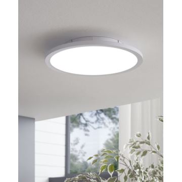 Eglo - LED RGBW Griestu gaismeklis SARSINA-C LED/16W/230V + tālvadības pults