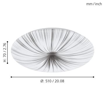 Eglo - LED griestu gaismeklis LED/30,8W/230V