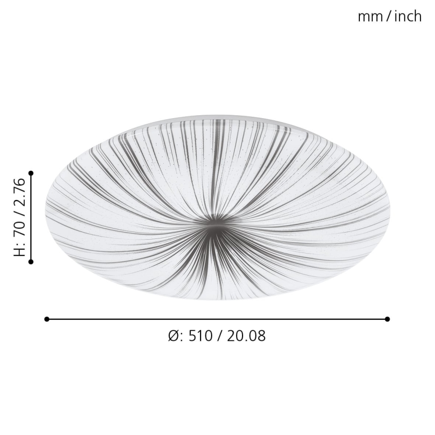 Eglo - LED griestu gaismeklis LED/30,8W/230V