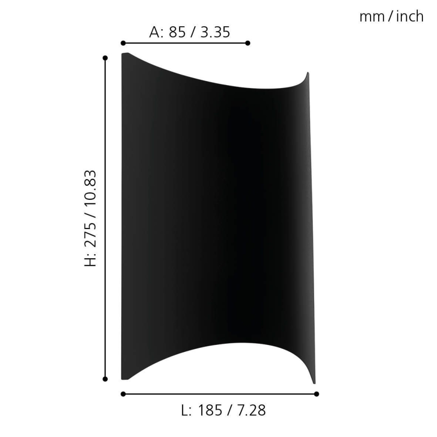 Eglo - LED Āra sienas gaismeklis LED/10W/230V IP44