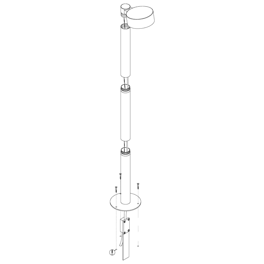 Eglo - LED Āra lampa LED/6W/230V IP44