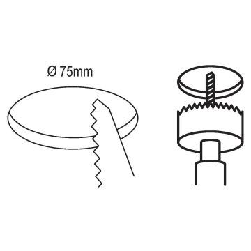 Eglo - LED Padziļinājuma gaismeklis LED/2,7W/230V