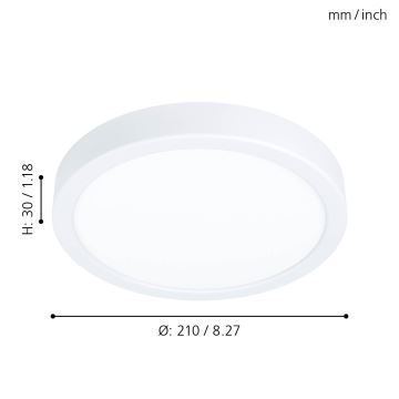 Eglo - LED Griestu gaismeklis LED/16,5W/230V