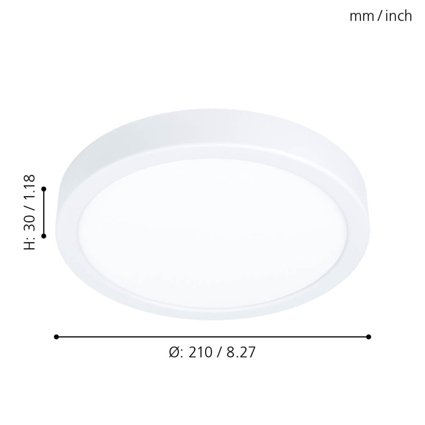 Eglo - LED Griestu gaismeklis LED/16,5W/230V