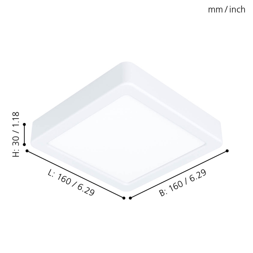 Eglo - LED Griestu gaismeklis  LED/10,5W/230V