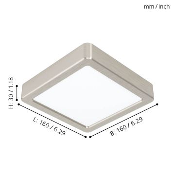 Eglo - LED Griestu gaismeklis LED/10,5W/230V