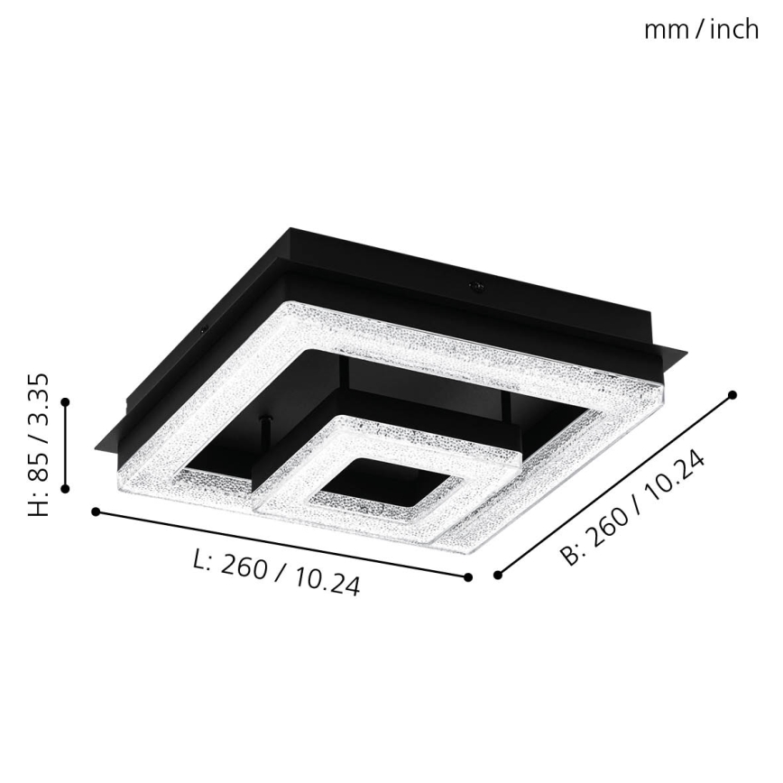 Eglo - LED Griestu gaismeklis LED/12W/230V