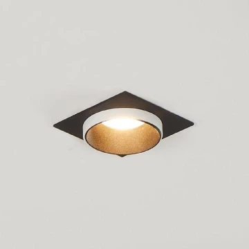 Eglo - Iegremdējama lampa 1xGU10/35W/230V melna