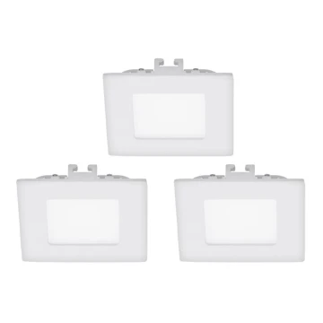 Eglo - KOMPLEKTS 3x LED piekaramo griestu gaismeklis FUEVA 1 1xLED/2.7W/230V