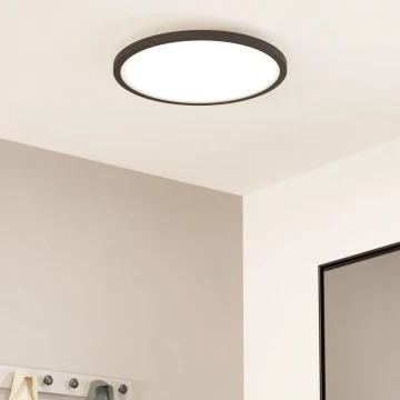 Eglo - LED Aptumšojama griestu lampa LED/33,5W/230V d. 45 cm melna