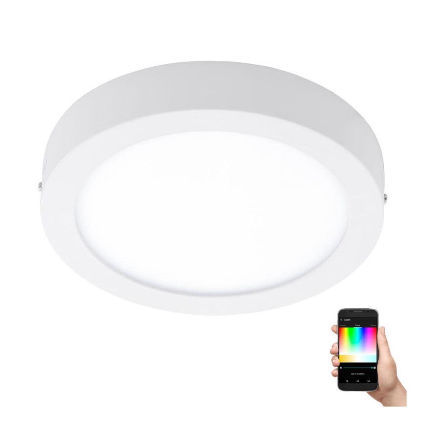 Eglo - LED RGBW Aptumšojama griestu lampa FUEVA-C LED/21W/230V + tālvadības pults