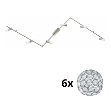 Eglo - LED Starmetis MY CHOICE 6xE14/4W/230V hroms